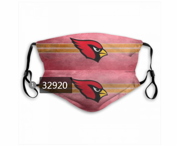 New 2021 NFL Arizona Cardinals 187 Dust mask with filter->nfl dust mask->Sports Accessory